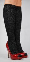 Top 3 Luxury Socks - Marcoliani Sexy Cashmere & Lurex Knee-High Glitter Socks